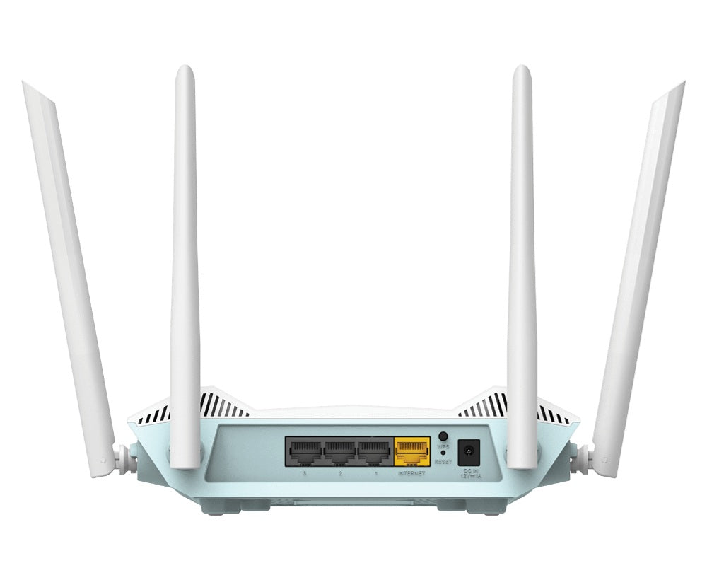 ROUTER D-Link wireless AX1500,1 x WAN Gigabit, 3 porturi LAN Gigabit, 2.4 Ghz/5 Ghz dual band, 4 antene externe, WI-FI 6 "R15"