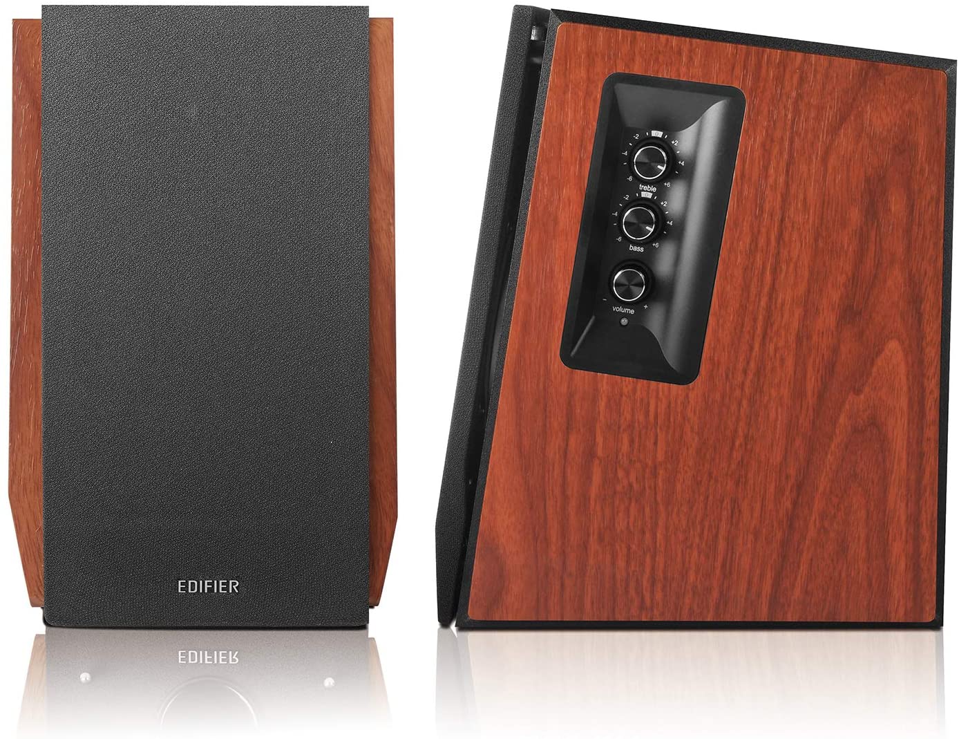 BOXE EDIFIER 2.0, RMS: 66W (2 x 15W, 2 x 18W), bluetooth, telecomanda wireless, volum, bass, treble, dual RCA, sub-out, brown, "R1700BTS-BR"