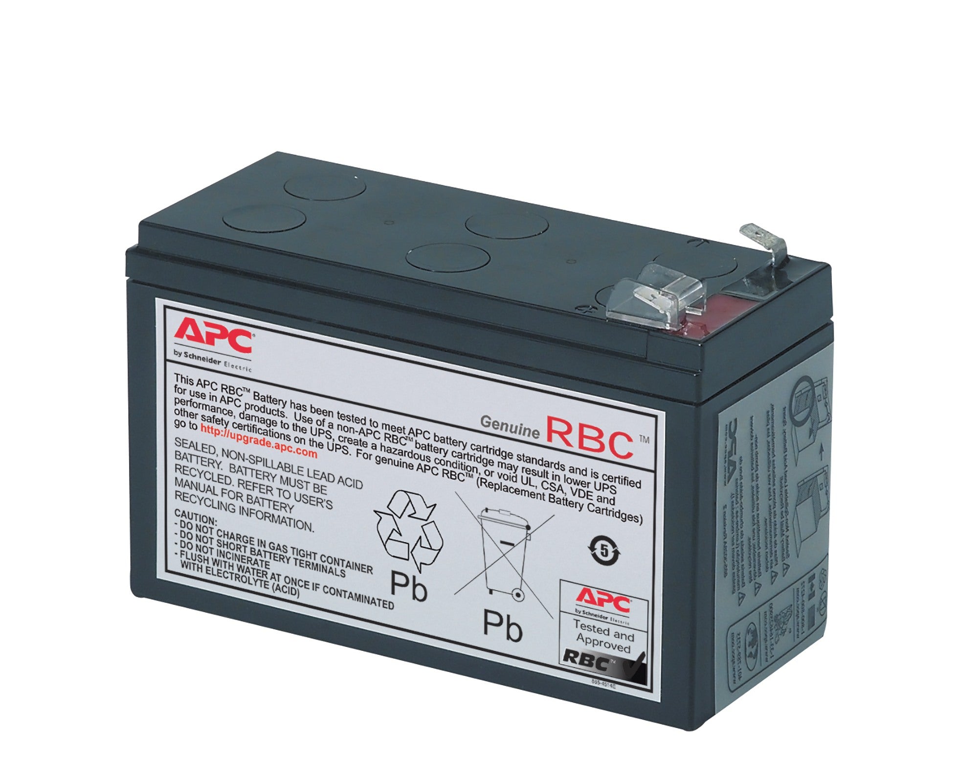 ACUMULATOR UPS APC pentru BE700-GR, BE700G-GR, BK650I "RBC17"