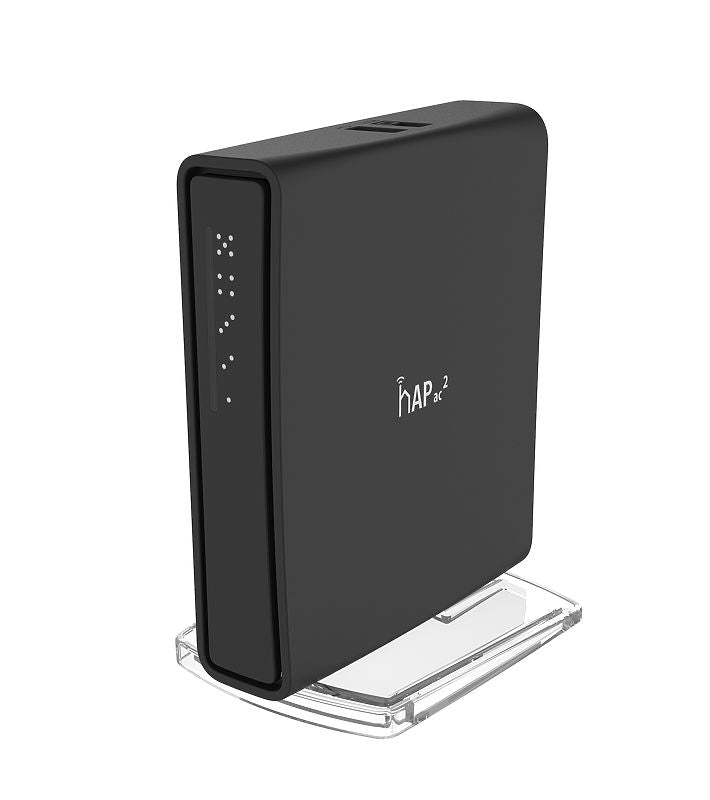 ROUTER MIKROTIK, hAP ac2, wireless, 1200 Mbps, porturi Gigabit x 5, antena interna x 2, USB pt 3G/4G, dual band, "RBD52G-5HacD2HnD-TC"