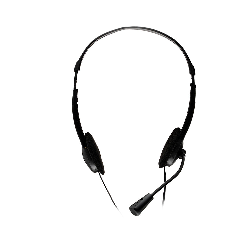 CASTI Spacer, cu fir, standard, utilizare multimedia, call center, microfon pe brat, conectare prin Jack 3.5 mm x 2, negru, "SPK-223"