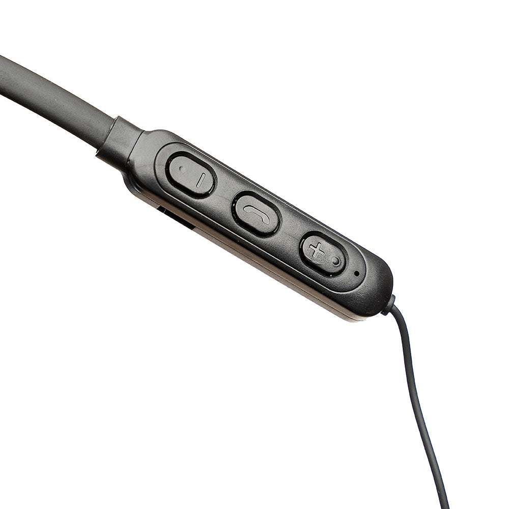CASTI Spacer, wireless, intraauriculare cu fir de legatura si prindere magnetica, pt smartphone, microfon pe fir, conectare prin Bluetooth 5.0, negru, "SPBH-SPORTY"