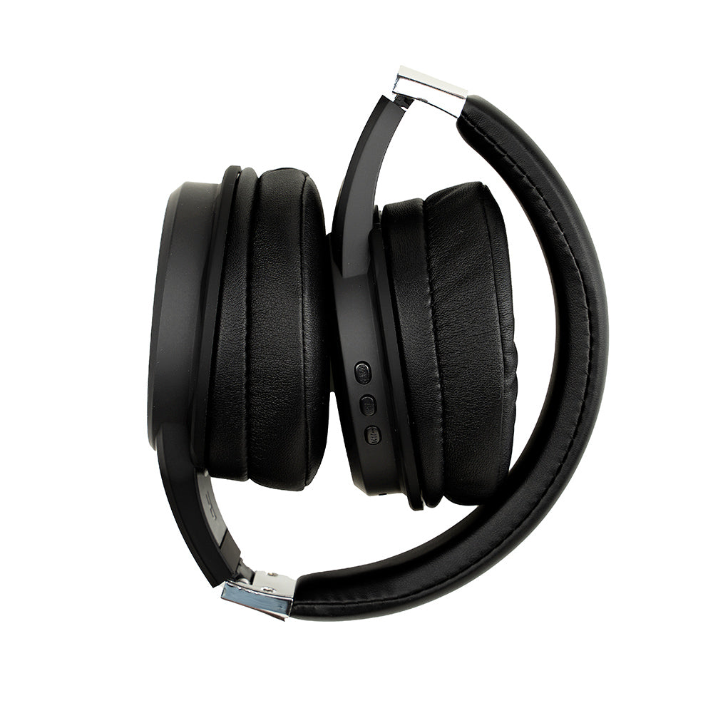 CASTI Spacer, wireless, standard, utilizare multimedia, smartphone, microfon pe casca, conectare prin Bluetooth 5.0,pliabile, banda ajustabila, negru, "SPBH-ONYX"