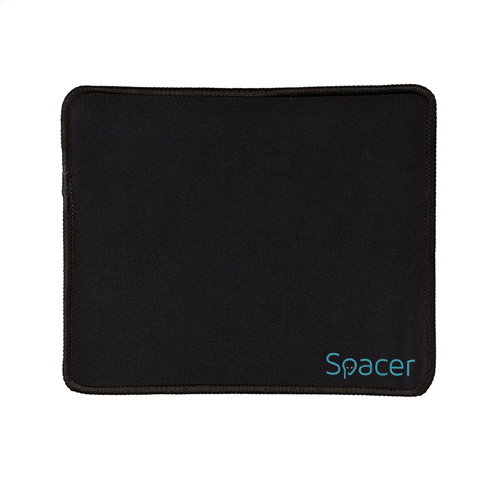 MousePAD SPACER, cauciuc si material textil, cusut pe margine, 220 x 180 x 2 mm, negru "SP-PAD-S" 45506698