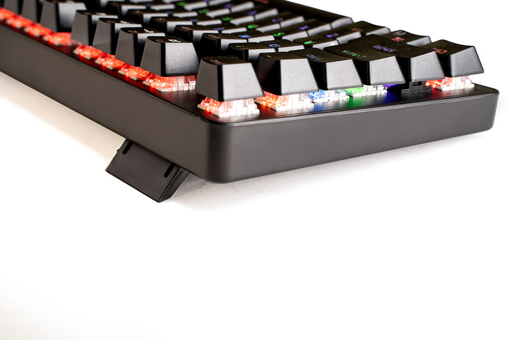 TASTATURA MECANICA SPACER USB IMMORTAL, switch-uri mecanice albastre, 50 mil. apasari, 87 taste, anti-ghosting 26 taste, anti-spill, black, "SPKB-MK-IMMORTAL"