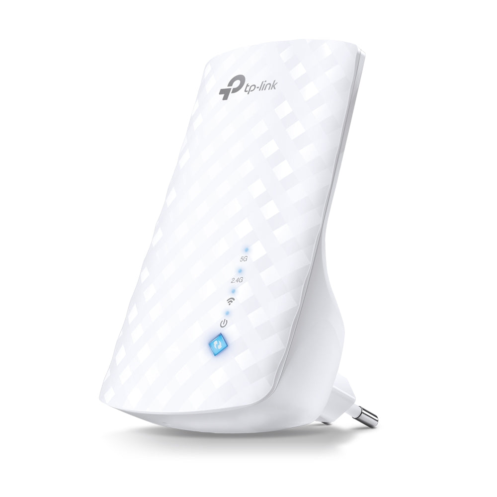 RANGE EXTENDER TP-LINK wireless 750Mbps,3 antene interne, dual band AC750, 2.4GHz &amp; 5GHz "RE190"