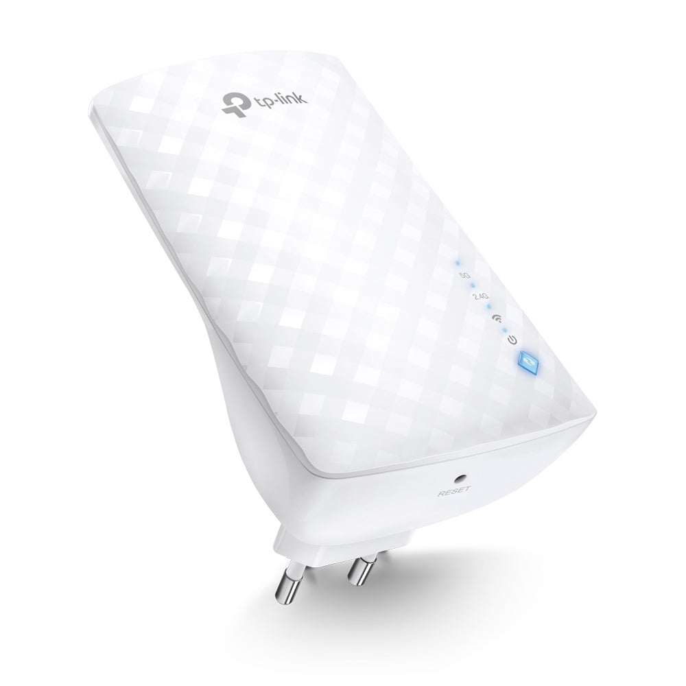 RANGE EXTENDER TP-LINK wireless 750Mbps,3 antene interne, dual band AC750, 2.4GHz &amp; 5GHz "RE190"