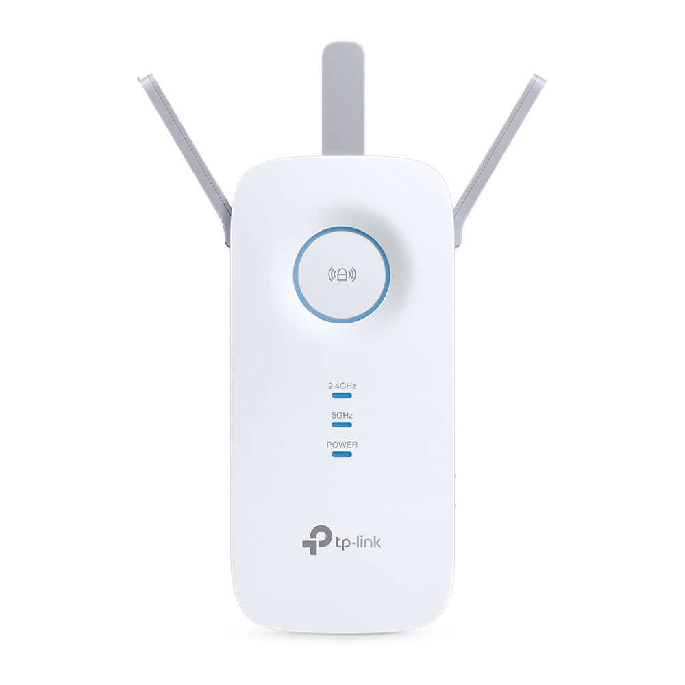 RANGE EXTENDER TP-LINK wireless 1900Mbps, 1 port Gigabit, 3 antene externe, dual band AC1900, 2.4GHz &amp; 5GHz "RE550"