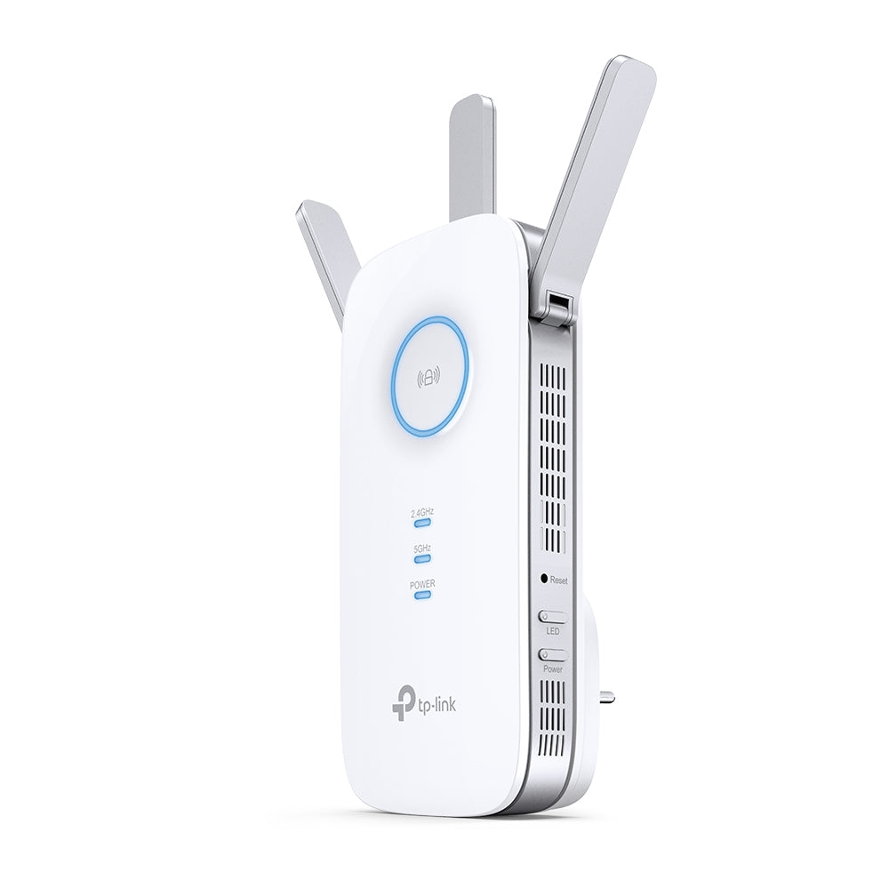 RANGE EXTENDER TP-LINK wireless 1900Mbps, 1 port Gigabit, 3 antene externe, dual band AC1900, 2.4GHz &amp; 5GHz "RE550"