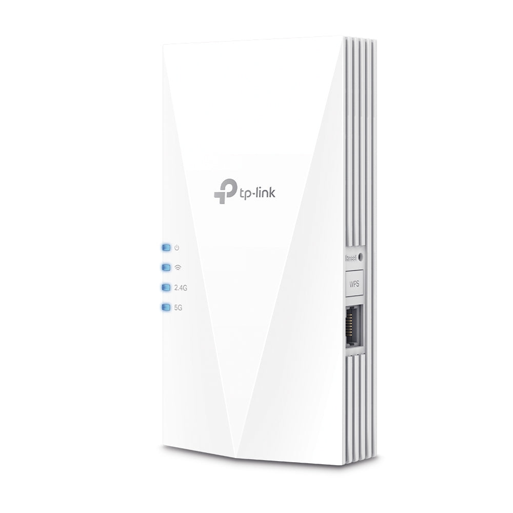 RANGE EXTENDER TP-LINK wireless AX1800, 1800Mbps, 1 port Gigabit, 2 antene interne, 2.4 / 5Ghz dual band, Wi-Fi 6, "RE600X"