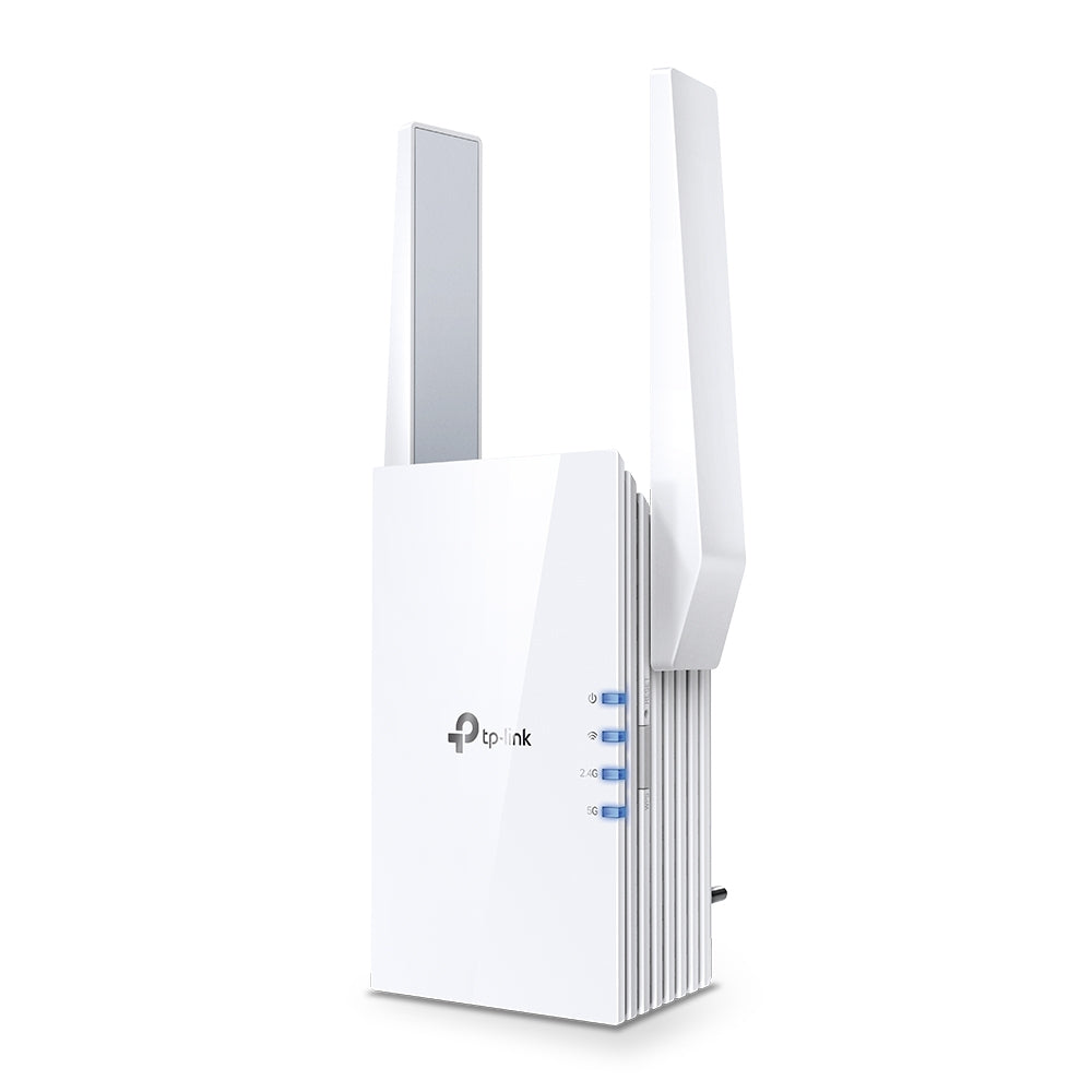RANGE EXTENDER TP-LINK wireless 1800Mbps, 1 port Gigabit, 2 antene externe, 2.4 / 5Ghz dual band, Wi-Fi 6, "RE605X"