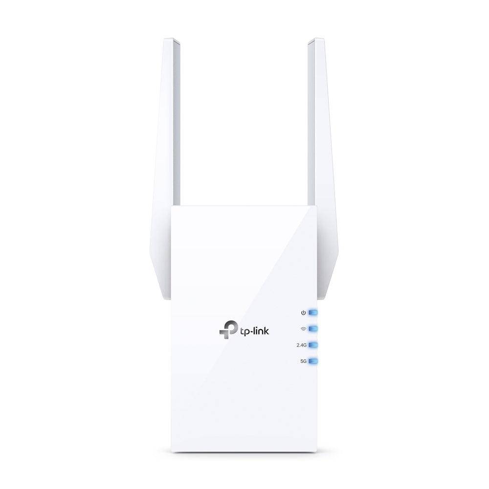 RANGE EXTENDER TP-LINK wireless 1800Mbps, 1 port Gigabit, 2 antene externe, 2.4 / 5Ghz dual band, Wi-Fi 6, "RE605X"