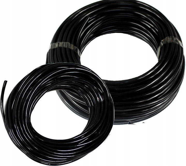 Set irigare gradina cu furtun PVC si stropitori, furtun 10 + 15 metri, 15 aspersoare, negru