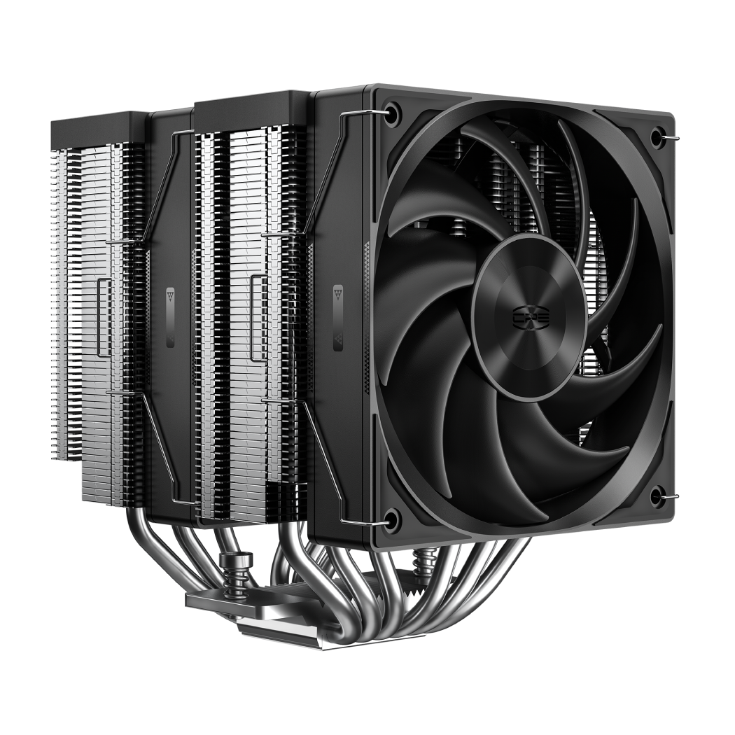 COOLER PCCOOLER, skt. universal, racire cu aer, vent. 120mm, 500 - 2200 RPM, LED nu, "RZ620 BK"