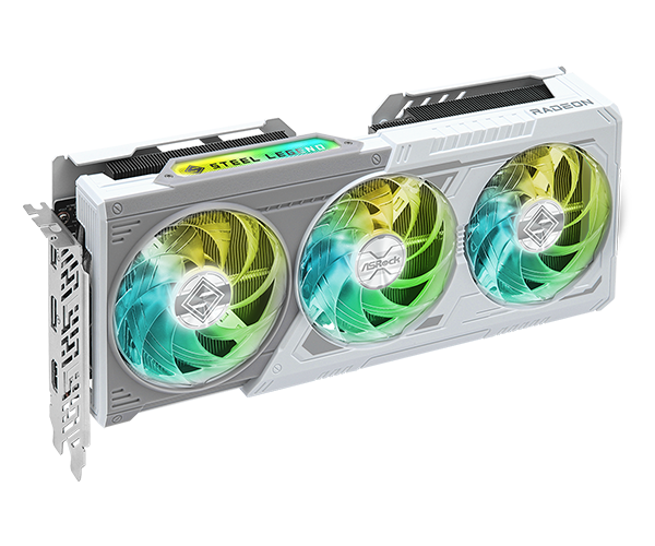 Placa video Asrock "Radeon RX 9060 XT Steel Legend 16GB OC", 16GB GDDR6, 128 bit, PCI Express 5.0 x16, 2 x DisplayPort 2.1a, HDMI 2.b1, racire activa 2 x fan, PSU recomandat 750W, "RX9060XT SL 16GO"