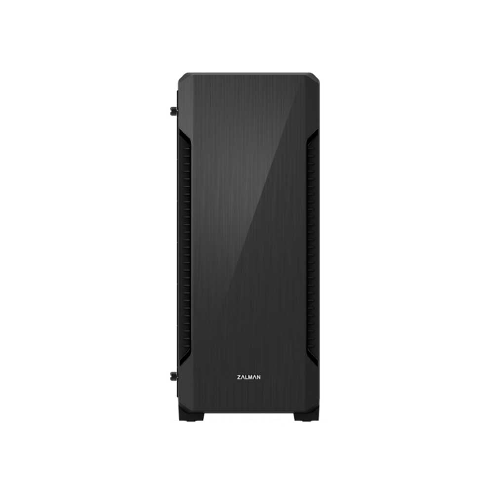 CARCASA Zalman "S3", middle tower, gaming, fara sursa, suporta 8xfan, 1xfan inclus, PSU shroud, USB 3.1 gen1 x 1, USB 2.0 x 2, audio+mic, 7 sloturi expansiune, negru, "S3"