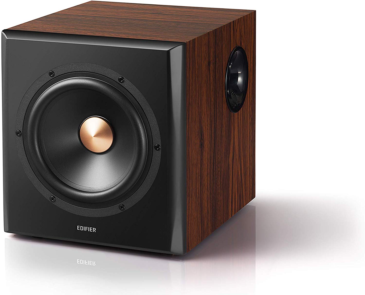 BOXE EDIFIER 2.1, RMS: 155W (2 x 10W, 2 x 30W, 1 x 75W), bluetooth, telecomanda wireless, woofer wireless, volum, bass, treble, optical, coaxial, brown, "S360DB"