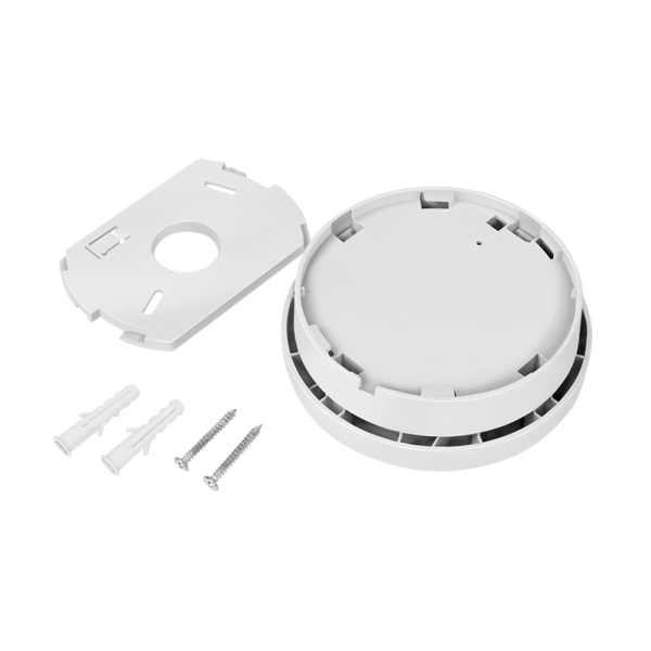 DETECTOR de fum LOGILINK, montare tavan/ perete, senzor: fotoelectric, alarma 85 dB, buton test, baterie 3V, VdS, alb "SC0016"