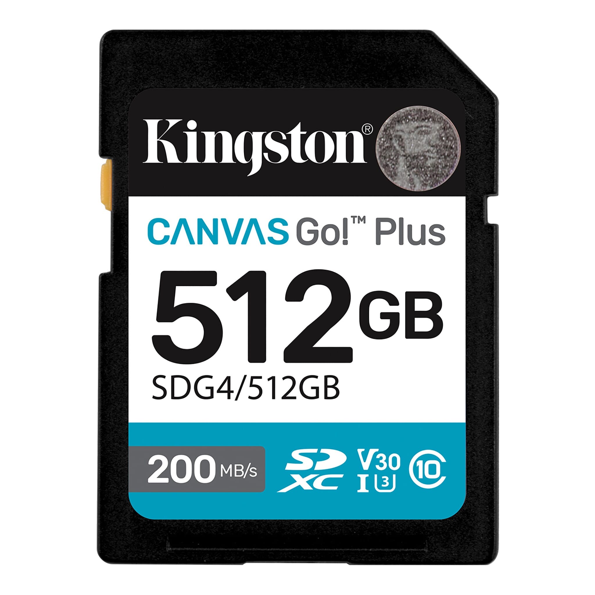 SD CARD KS 512GB CL10 UHS-I CANV GO "SDG4/512GB"