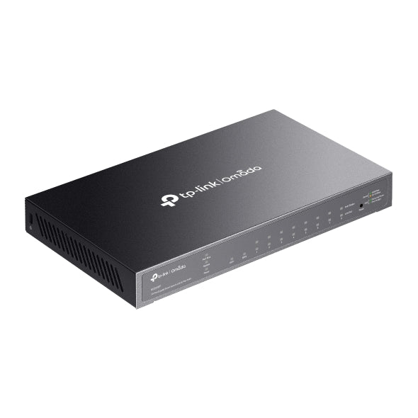 SWITCH TP-LINK 8 porturi Gigabit, 8 x POE+ 58W total power, 2 x SFP, carcasa metal "SG2210P"