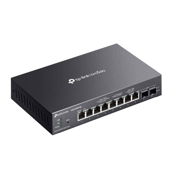 SWITCH TP-LINK POE Omada 8-Port 2.5GBASE-T si 2-Port 10GE SFP+ Smart Switch cu 8-Port PoE+, carcasa metalica "SG2210XMP-M2"