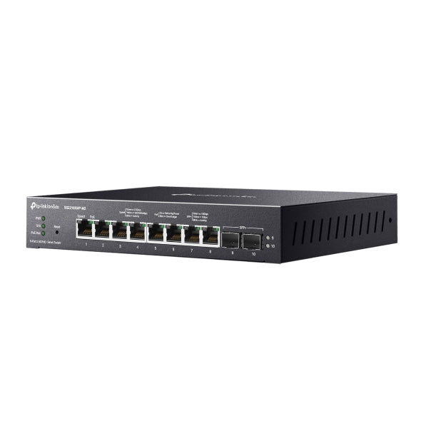 SWITCH TP-LINK POE Omada 8-Port 2.5GBASE-T si 2-Port 10GE SFP+ Smart Switch cu 8-Port PoE+, carcasa metalica "SG2210XMP-M2"