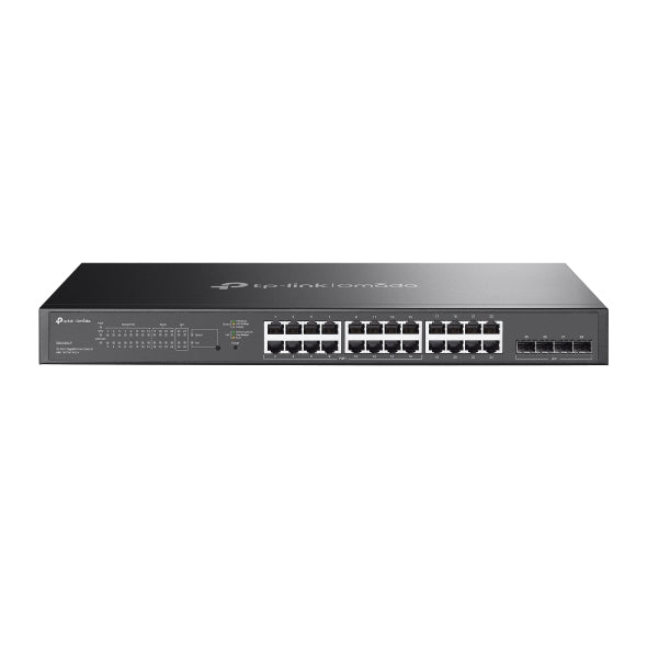 Switch TP-Link cu management, Omada 28-Port Gigabit Smart Switch cu 16 × Gigabit 802.3af/at PoE+, 8 × Gigabit RJ45 ports si 4 × Gigabit SFP, buget POE 150W, metalic "SG2428LP"