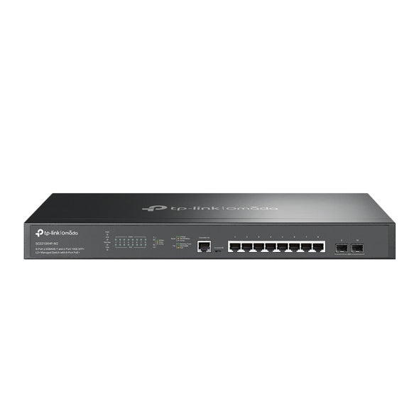 Switch TP-Link " TL-SG3210XHP-M2 " cu management L2+, 8 Porturi 2.5GBASE-T si 2-Port 10GE SFP+ L2+ Managed Switch with 8-Port PoE+ "SG3210XHP-M2"