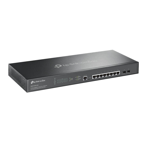 Switch TP-Link " TL-SG3210XHP-M2 " cu management L2+, 8 Porturi 2.5GBASE-T si 2-Port 10GE SFP+ L2+ Managed Switch with 8-Port PoE+ "SG3210XHP-M2"