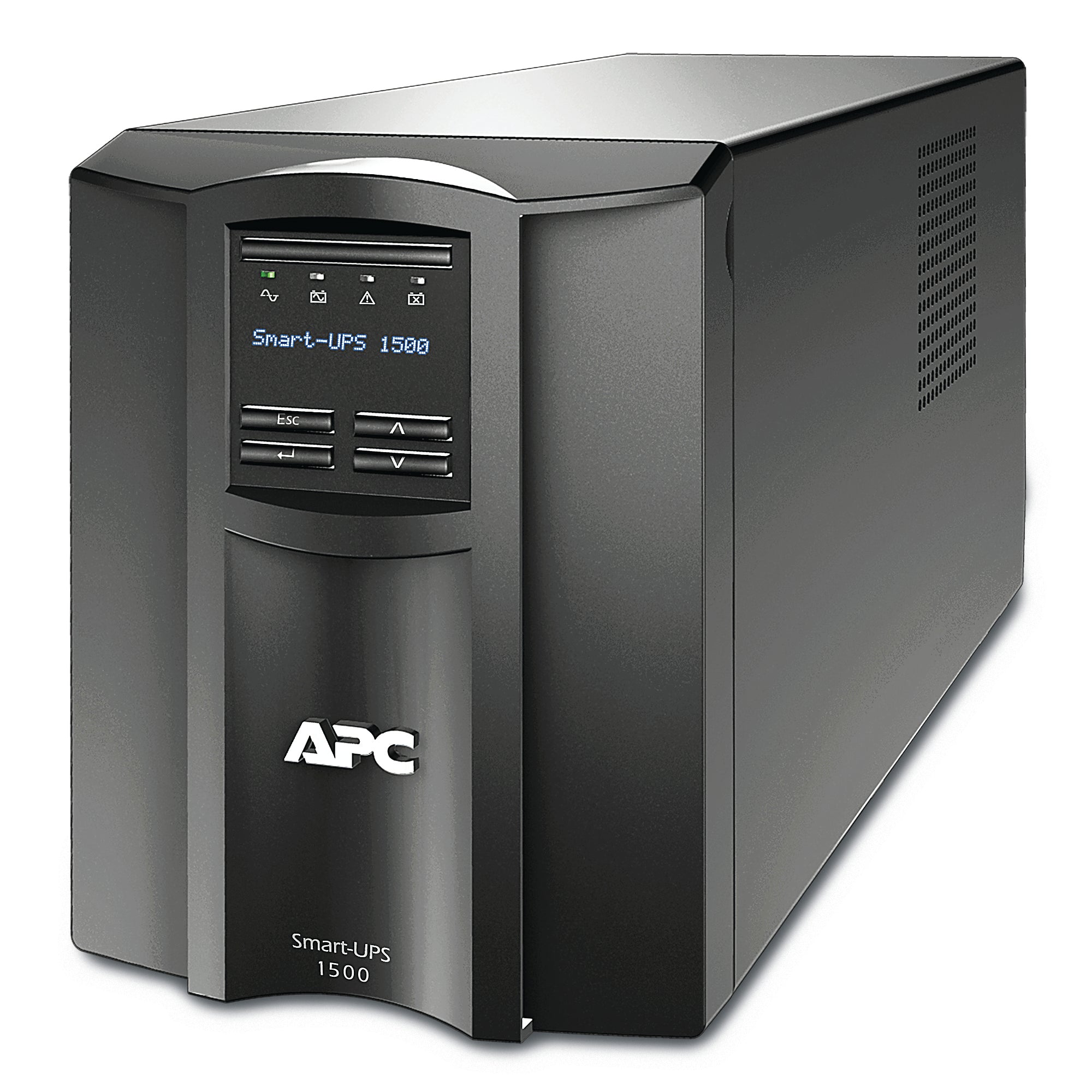 UPS APC,"Smart-UPS SMT",Line Int. sin pura mgmt,mini tower,1500VA / 1000W,AVR,IECx8,1xRBC7,LCD,21-30 min.,"SMT1500IC",prelungire garantie(WBEXTWA R1YR--03/WBEXTWAR3YR--03)