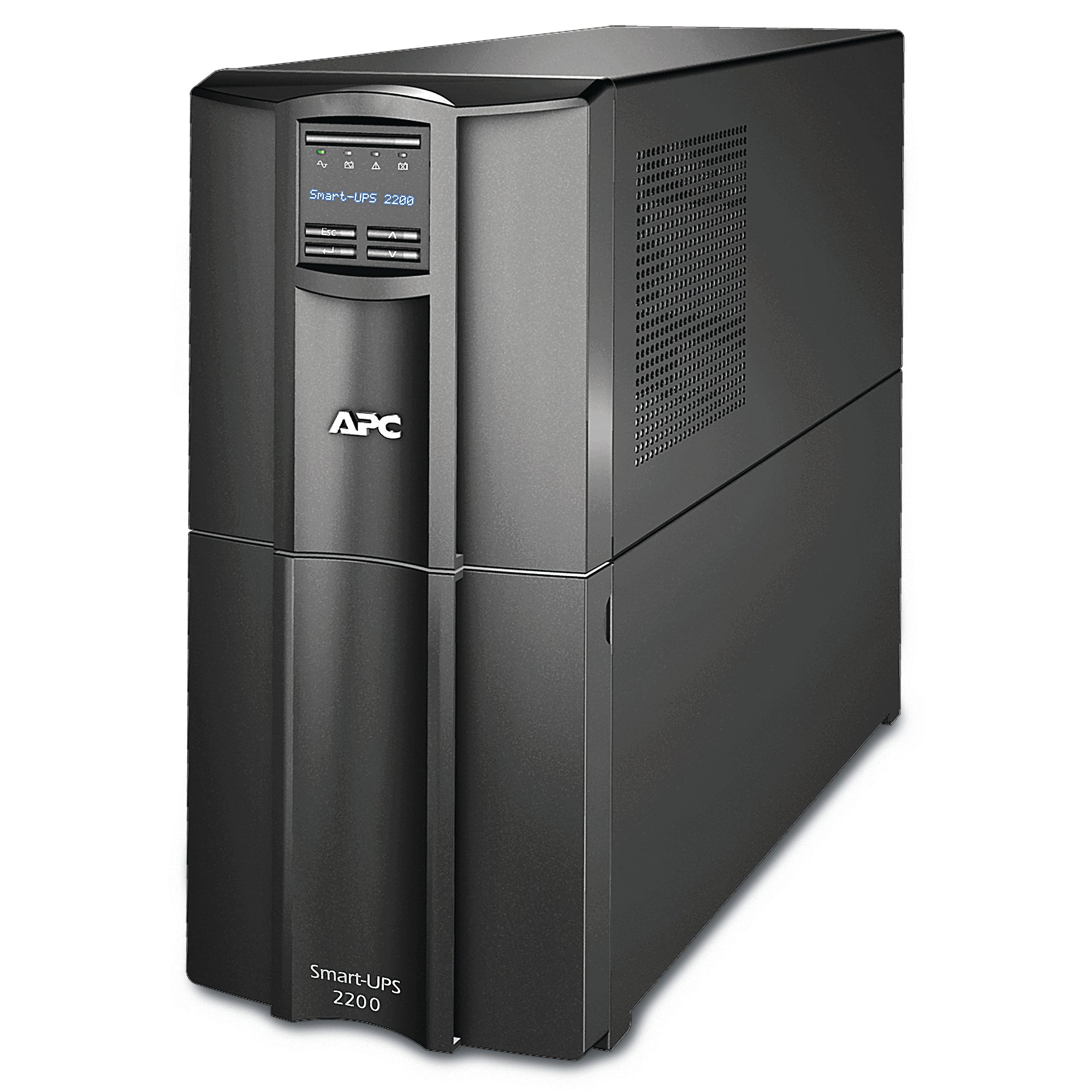 UPS APC,"Smart-UPS SMT",Line Int. sin pura mgmt,tower,2200VA/1980W,AVR,IECx8,1xRBC55,LCD,11-20 min.,"SMT2200IC",prelungire garantie(WBEXTWAR1YR--03/WBEXTWAR3YR--03)