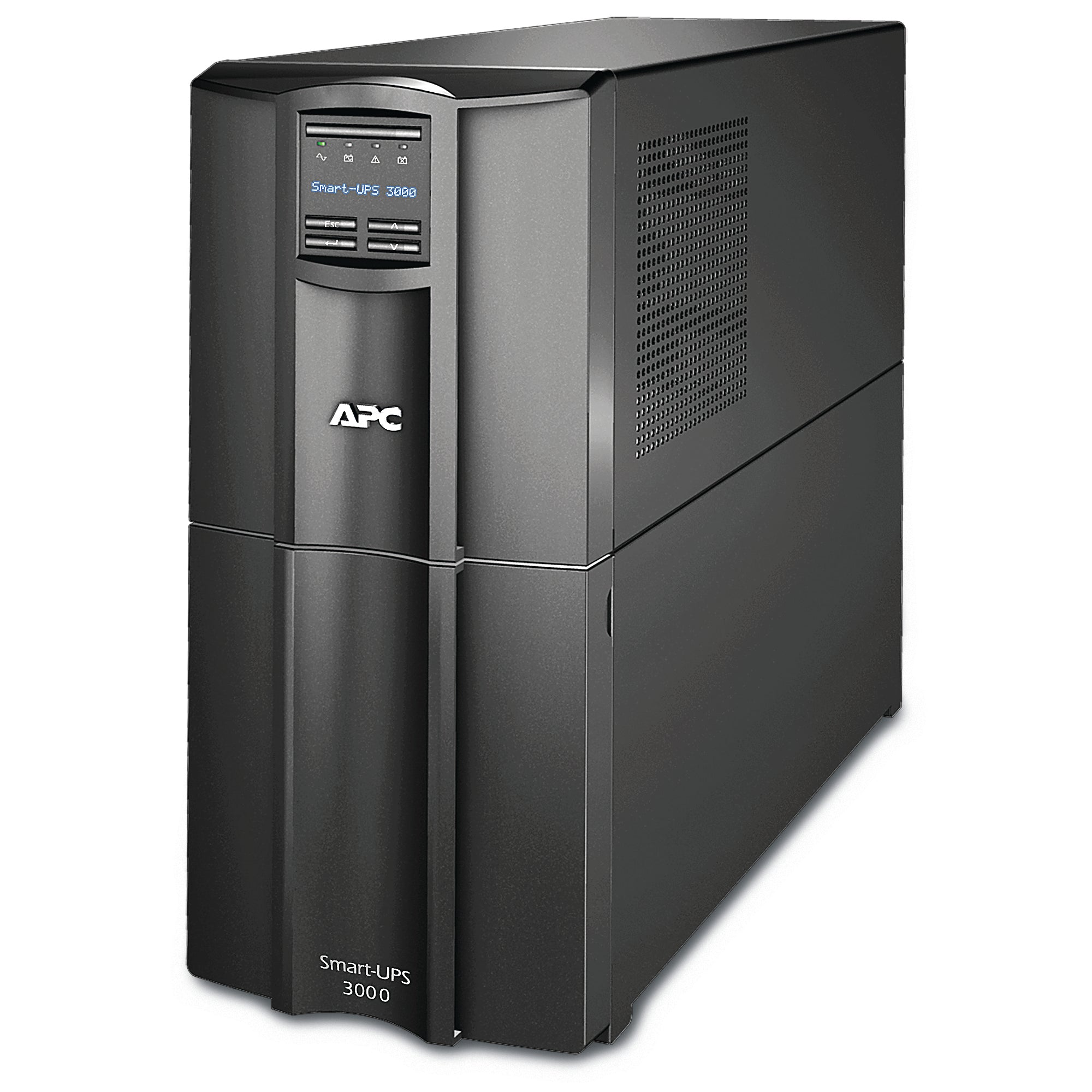 UPS APC,"Smart-UPS SMT",Line Int. sin pura mgmt,tower,3000VA / 2700W,AVR,IECx8,1xRBC55,LCD,11-20 min.,"SMT3000IC",prelungire garantie(WBEXTWAR1YR--04/WBEXTWAR3YR--04)