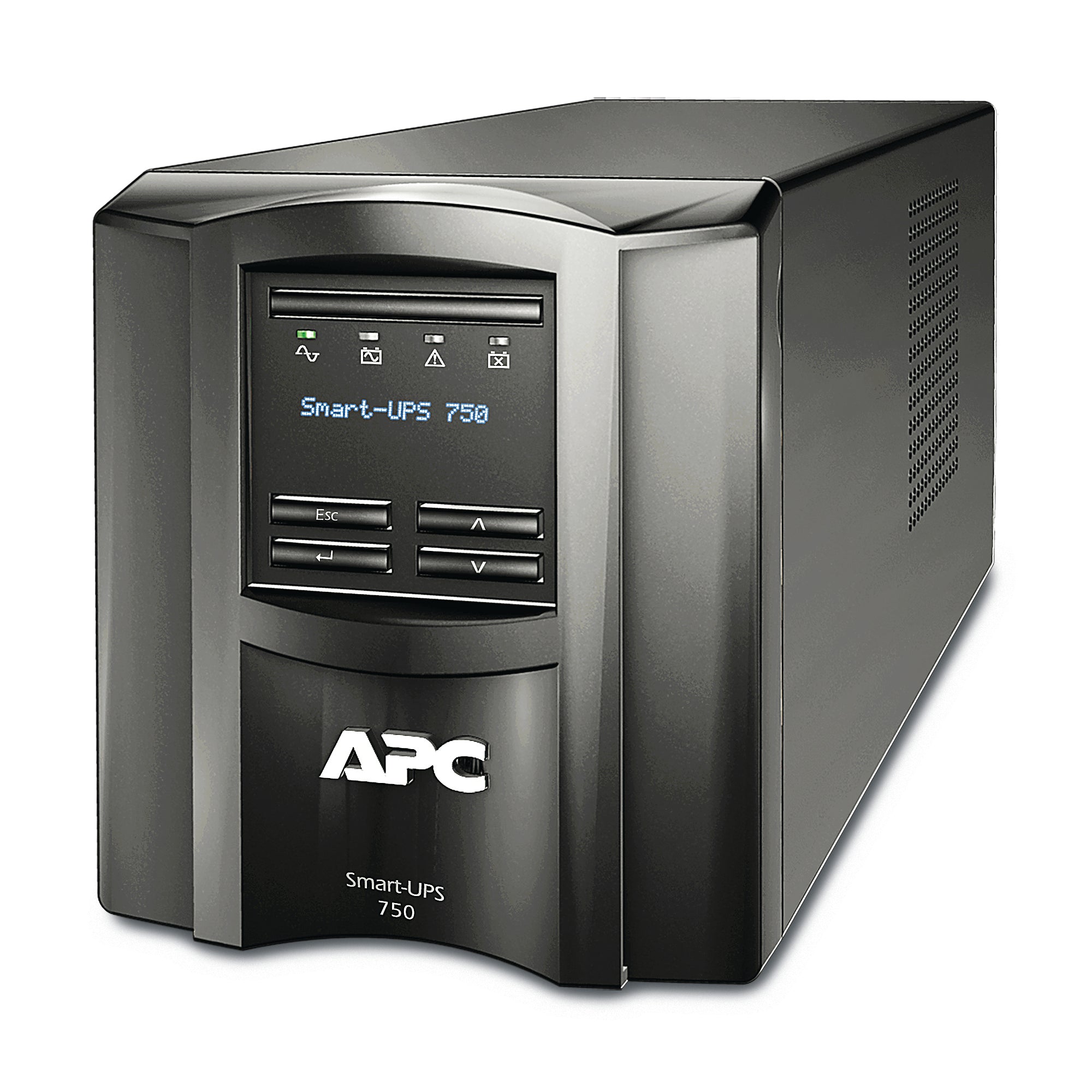 UPS APC,"Smart-UPS SMT",Line Int. sin pura mgmt,mini tower, 750VA / 500W,AVR,IECx6,1xRBC48,LCD,11-20 min.,"SMT750IC",prelungire garantie(WBEXTWAR1 YR--02/WBEXTWAR3YR--02)