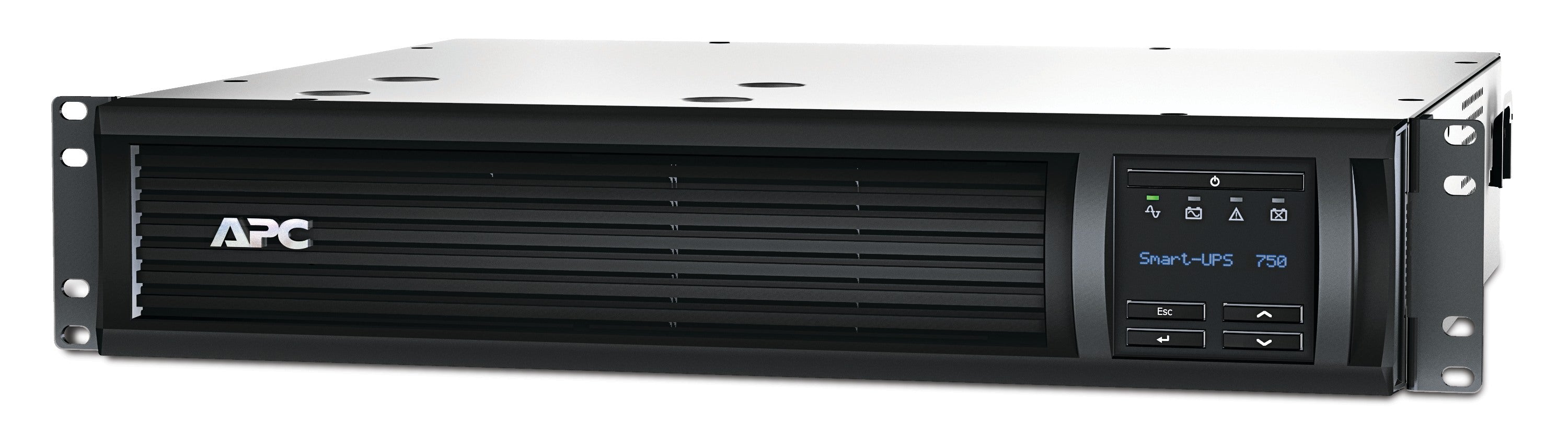 UPS APC,"Smart-UPS SMT",Line Int. sin pura mgmt,rack,750VA / 500W,AVR,IECx4,1xAPCRBC123,LCD,11-20 min.,"SMT750RMI2UC",prelungire garantie (WBEXTWAR1YR--02/WBEXTWAR3YR--02)