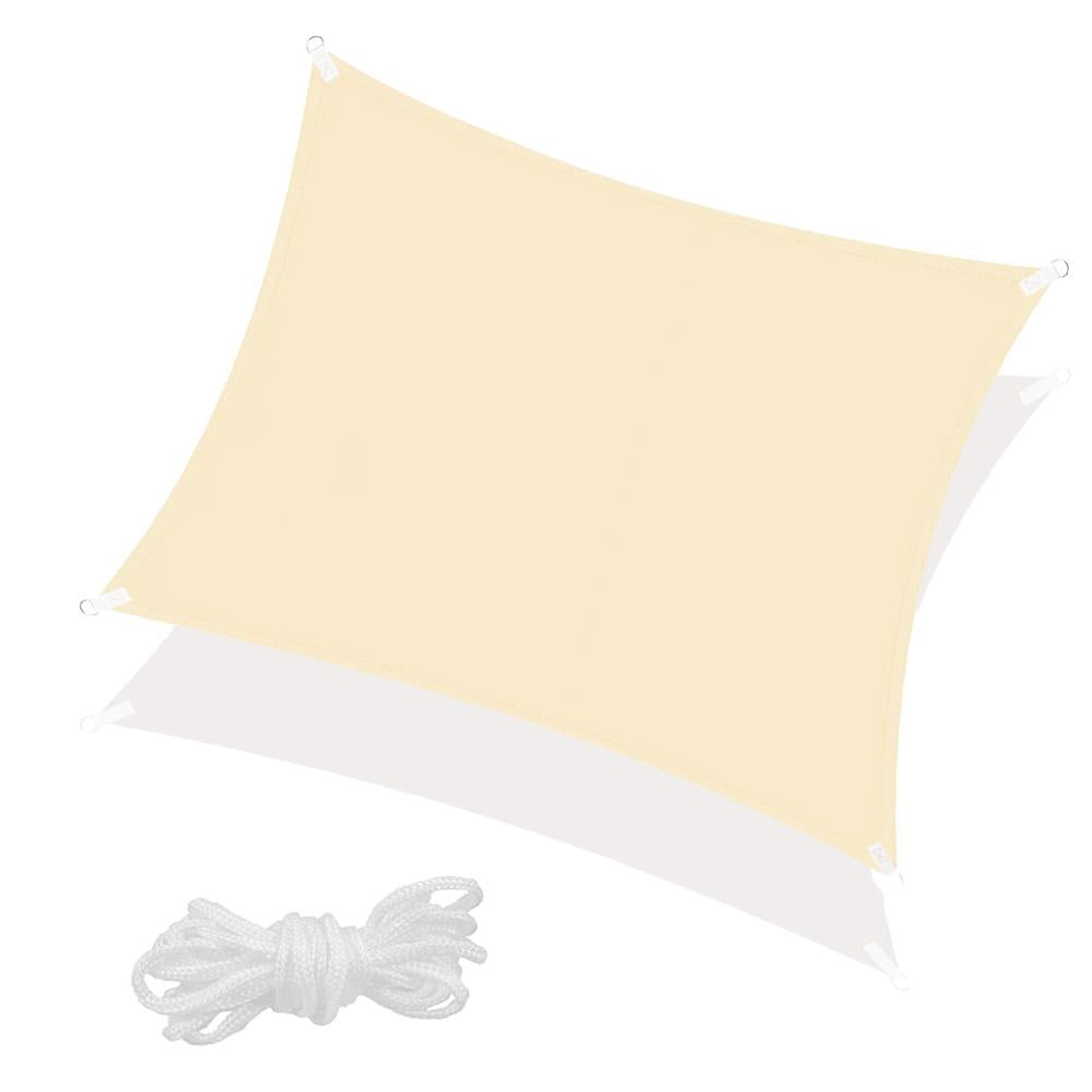 Prelata umbrire 4x4 m pentru terasa sau balcon, impermeabila, protectie UV, crem