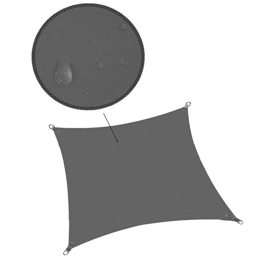 Prelata umbrire 4x4 m pentru terasa sau balcon, impermeabila, protectie UV, gri