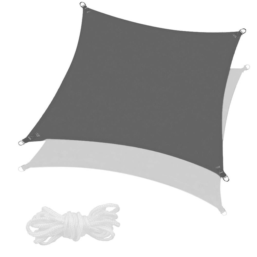 Prelata umbrire 4x4 m pentru terasa sau balcon, impermeabila, protectie UV, gri