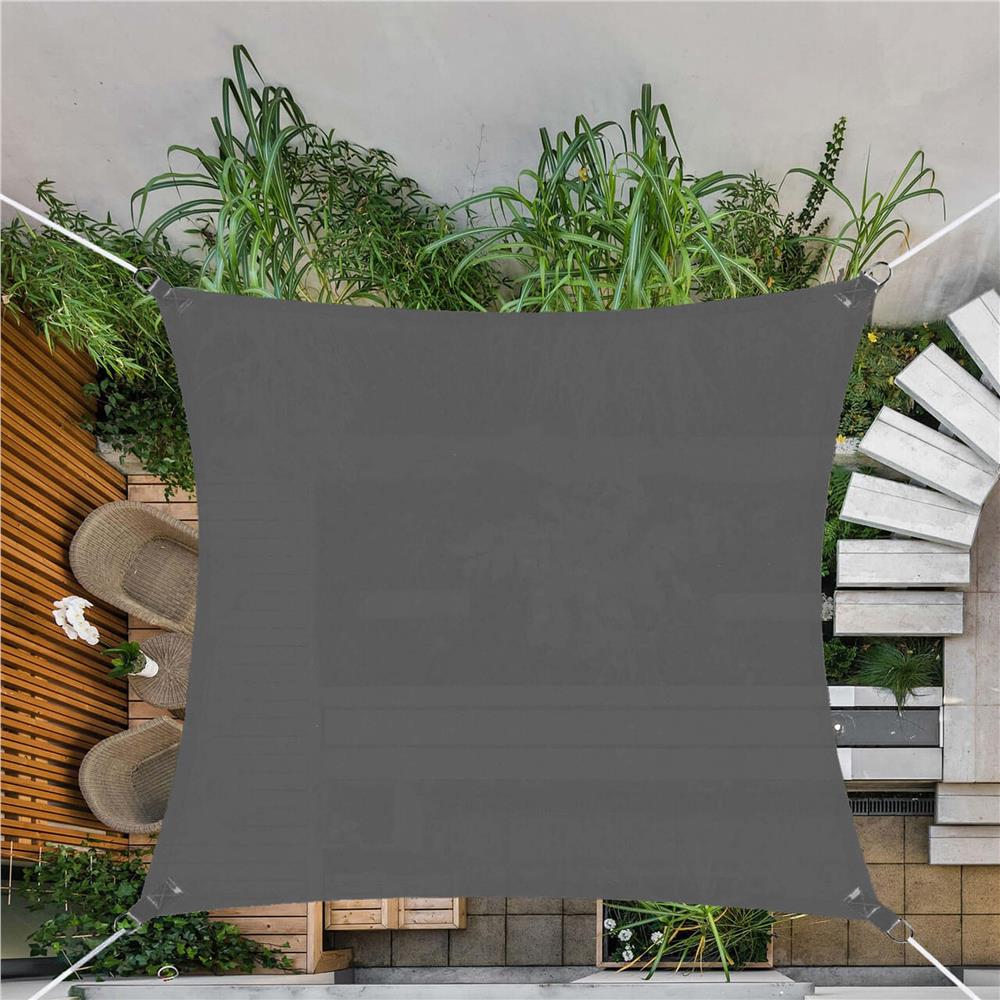 Prelata umbrire 3x3 m pentru terasa sau balcon, impermeabila, protectie UV, gri