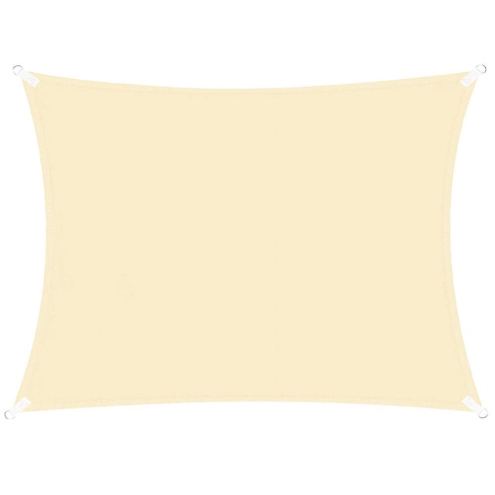 Prelata umbrire 4x3 m pentru terasa sau balcon, impermeabila, protectie UV, crem - BazarOltenia