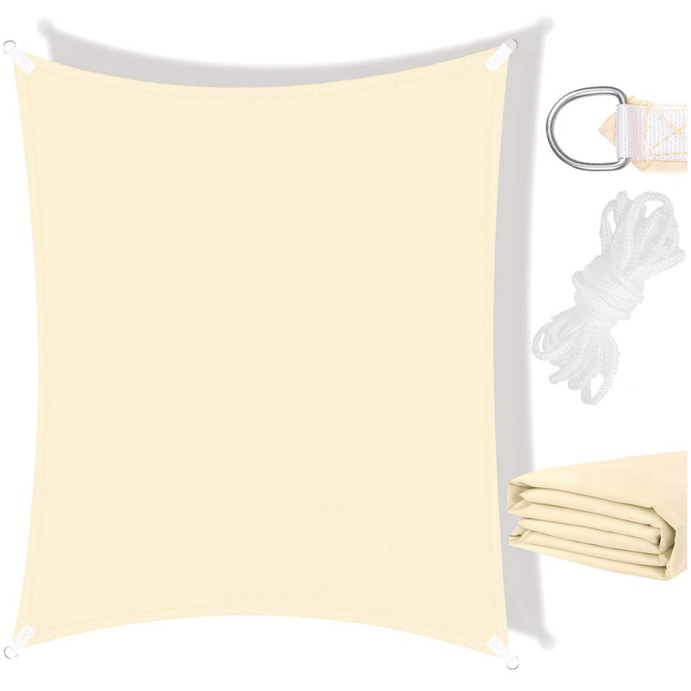 Prelata umbrire 3x2 m pentru terasa sau balcon, impermeabila, protectie UV, crem
