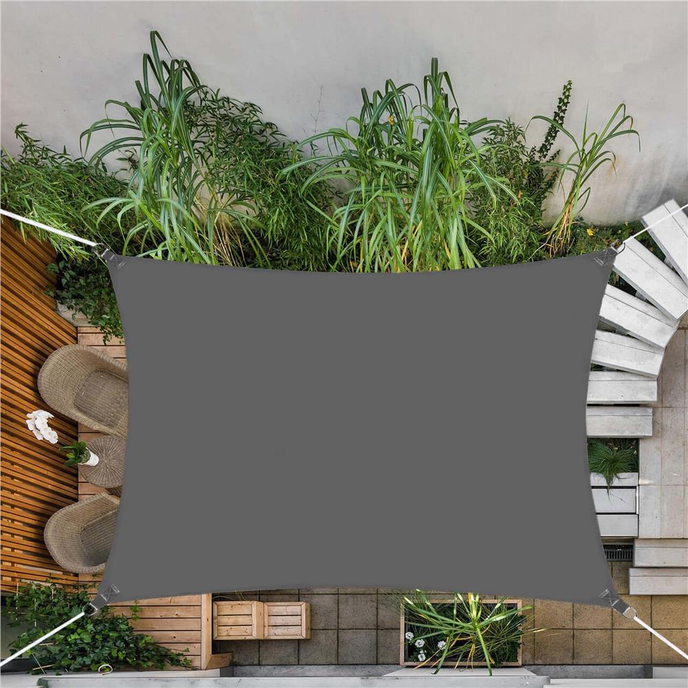 Prelata umbrire 3x2 m pentru terasa sau balcon, impermeabila, protectie UV, gri