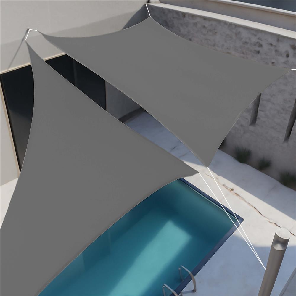 Prelata umbrire 3x2 m pentru terasa sau balcon, impermeabila, protectie UV, gri