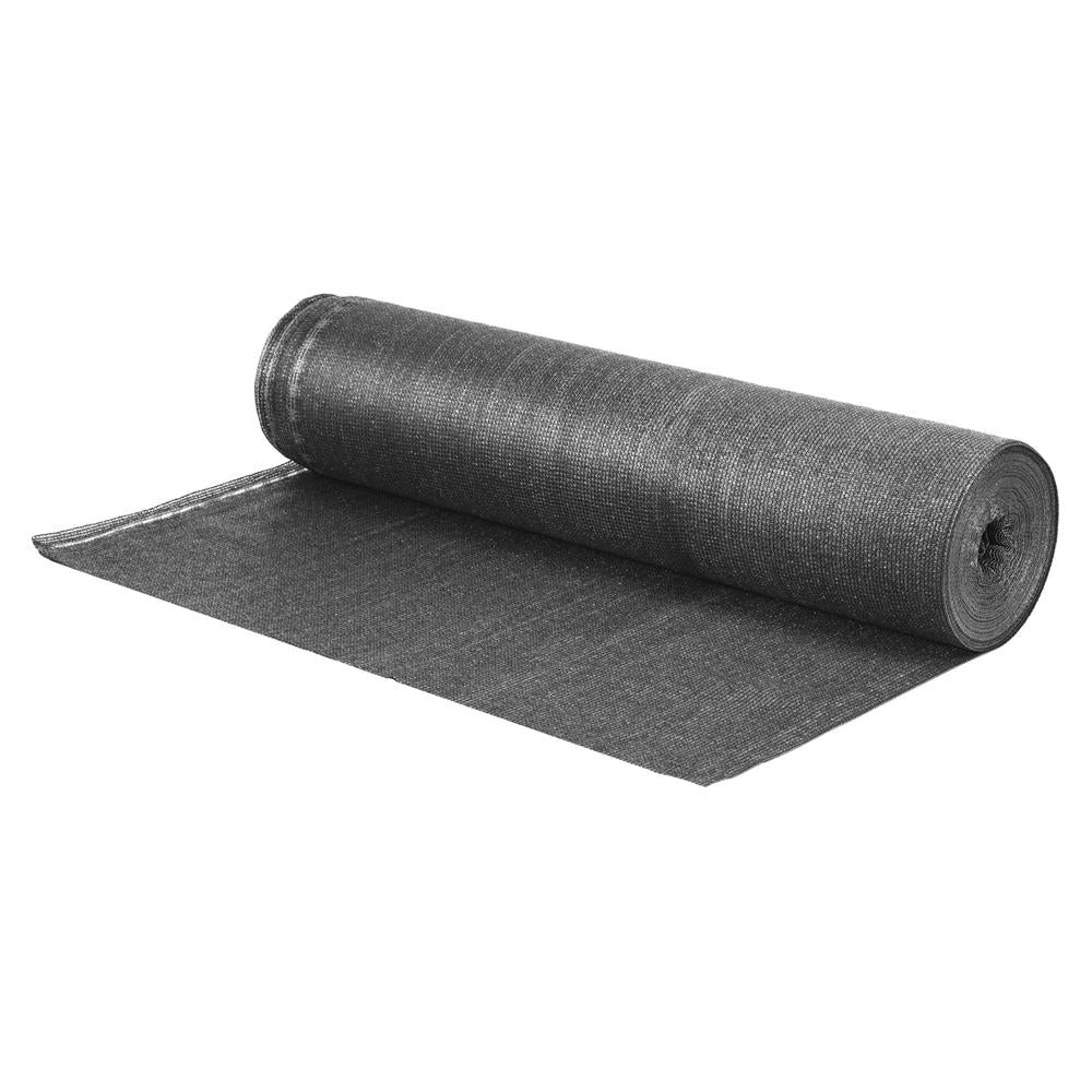 Plasa umbrire si intimitate pentru gard, 1.5m latime, 25m lungime, 65g densitate 62%, antracit deschis