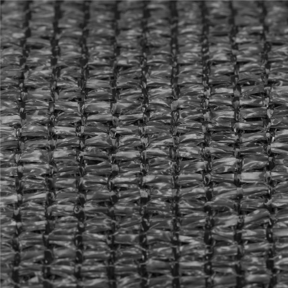 Plasa umbrire si intimitate pentru gard, 1.5m latime, 25m lungime, 65g densitate 62%, antracit deschis