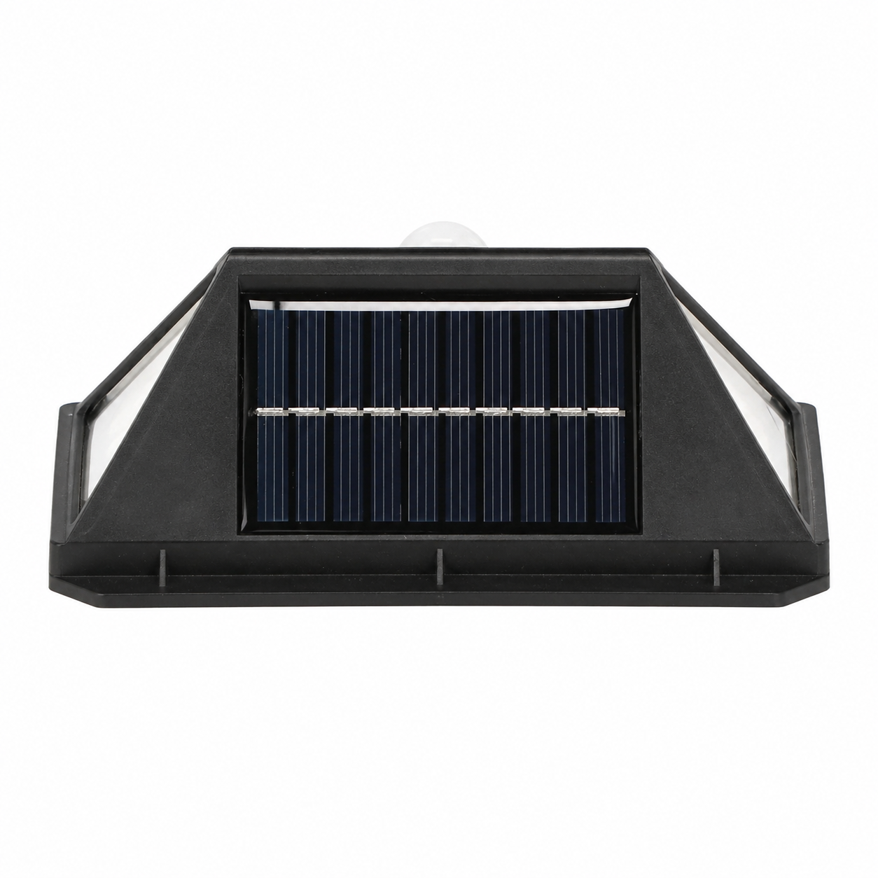 Lampa solara de perete, cu senzor de miscare, 100 LED, 14x6x10 cm, alb
