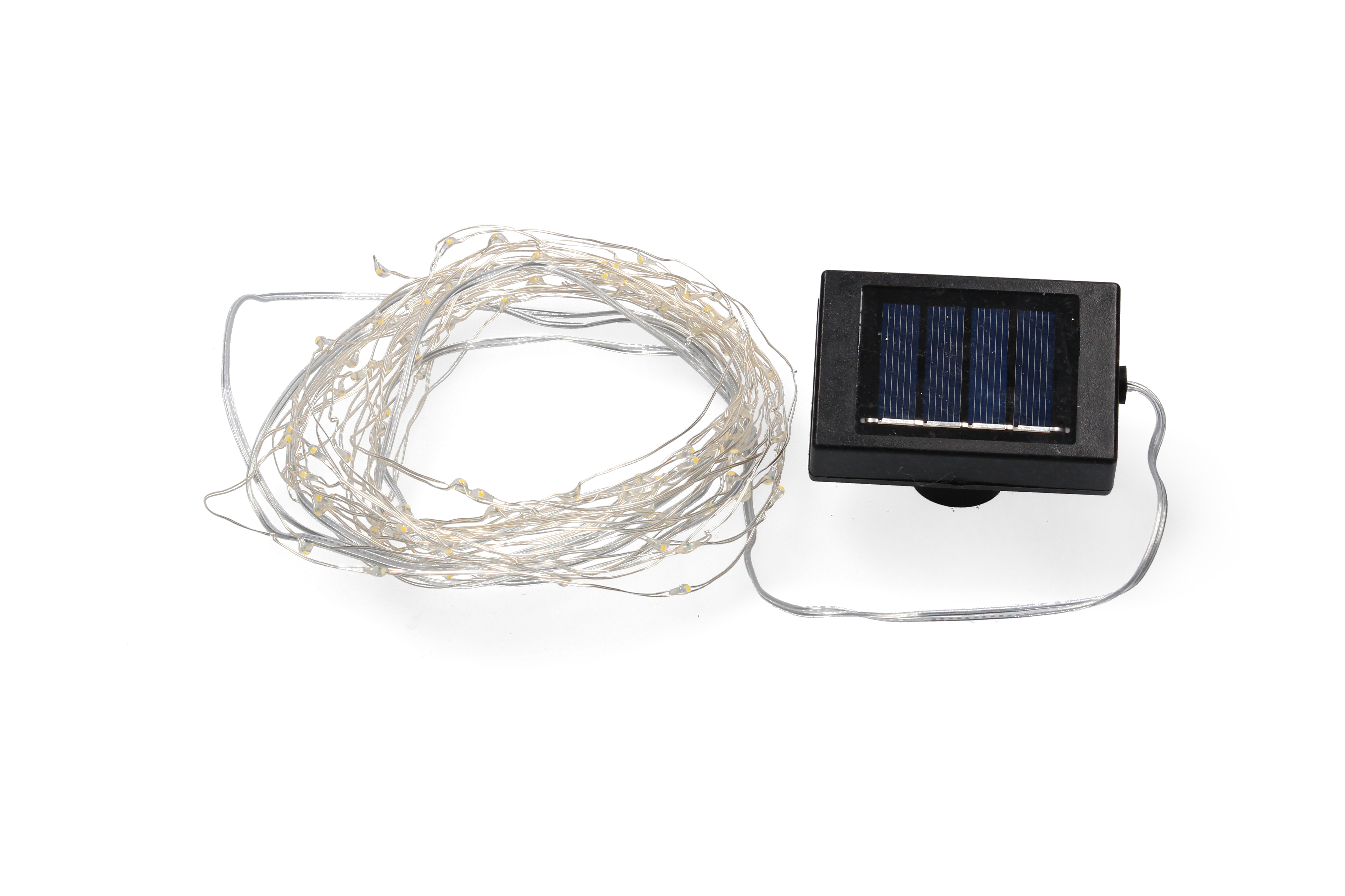 Ghirlanda luminoasa liniara 100 LED-uri, 1.5m, incarcare solara
