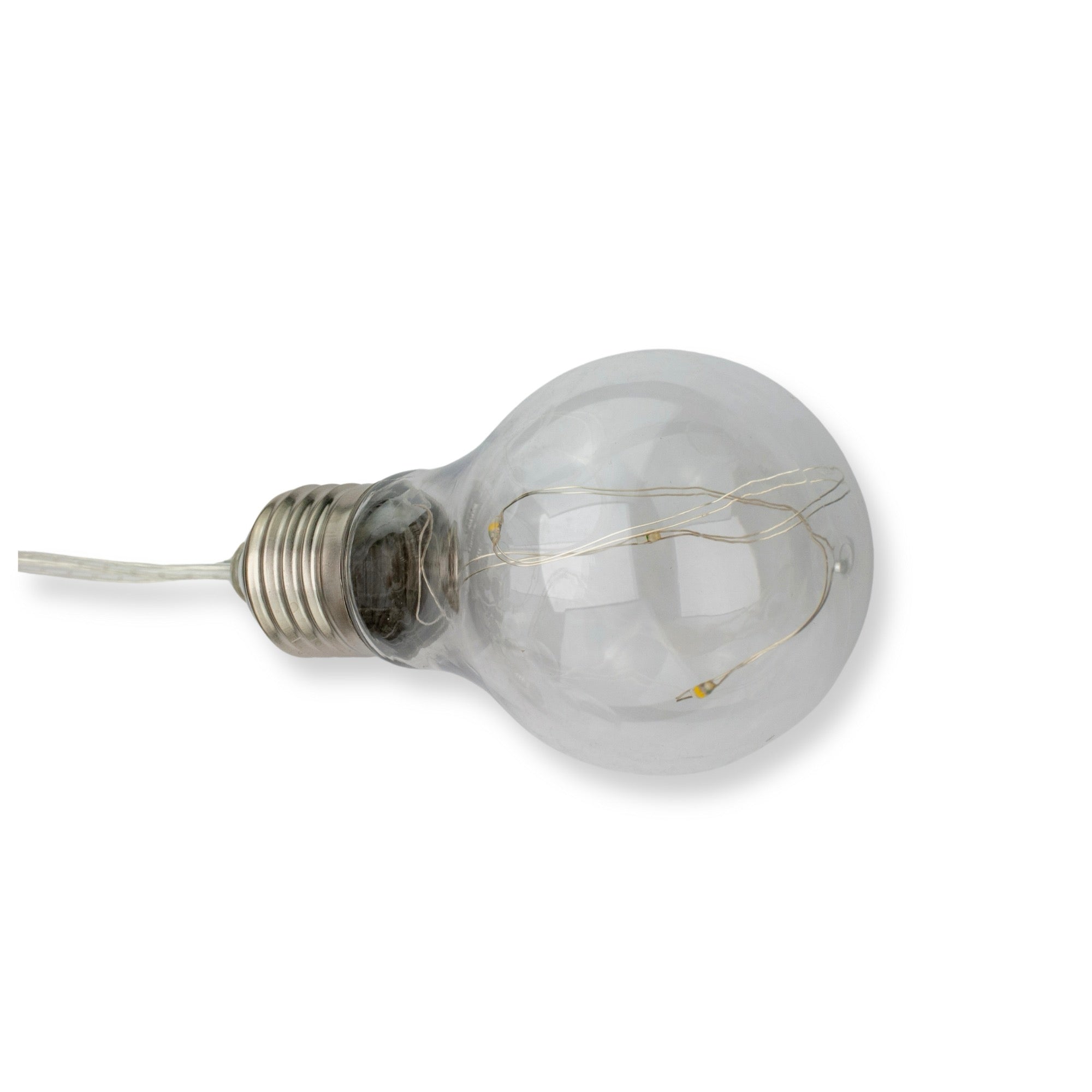 Ghirlanda luminoasa, LED, model Moza, 20 becuri, 580cm, incarcare solara, lumina alb cald
