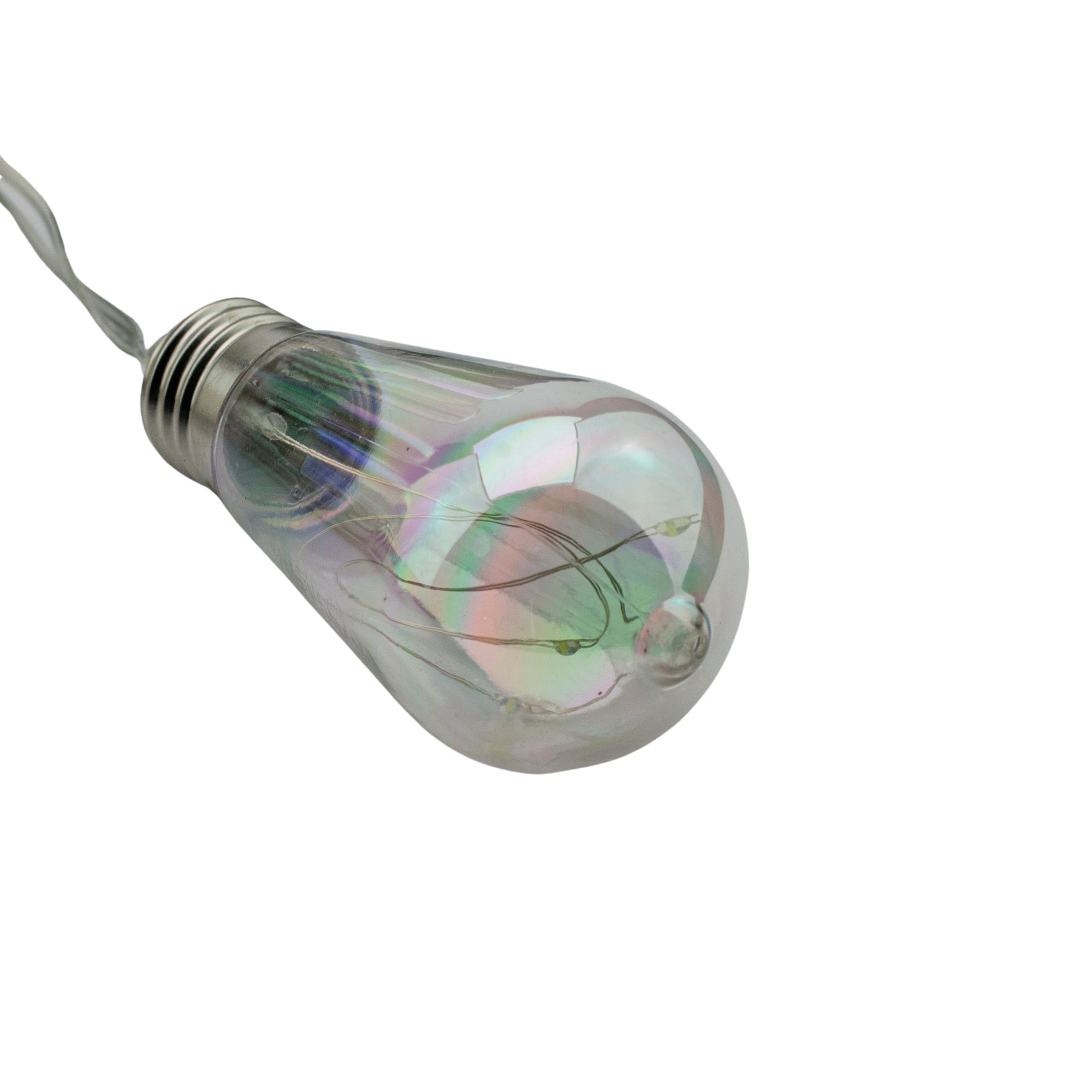 Ghirlanda luminoasa, LED, model Felisi, 20 becuri, 580cm, incarcare solara, lumina alb multicolor