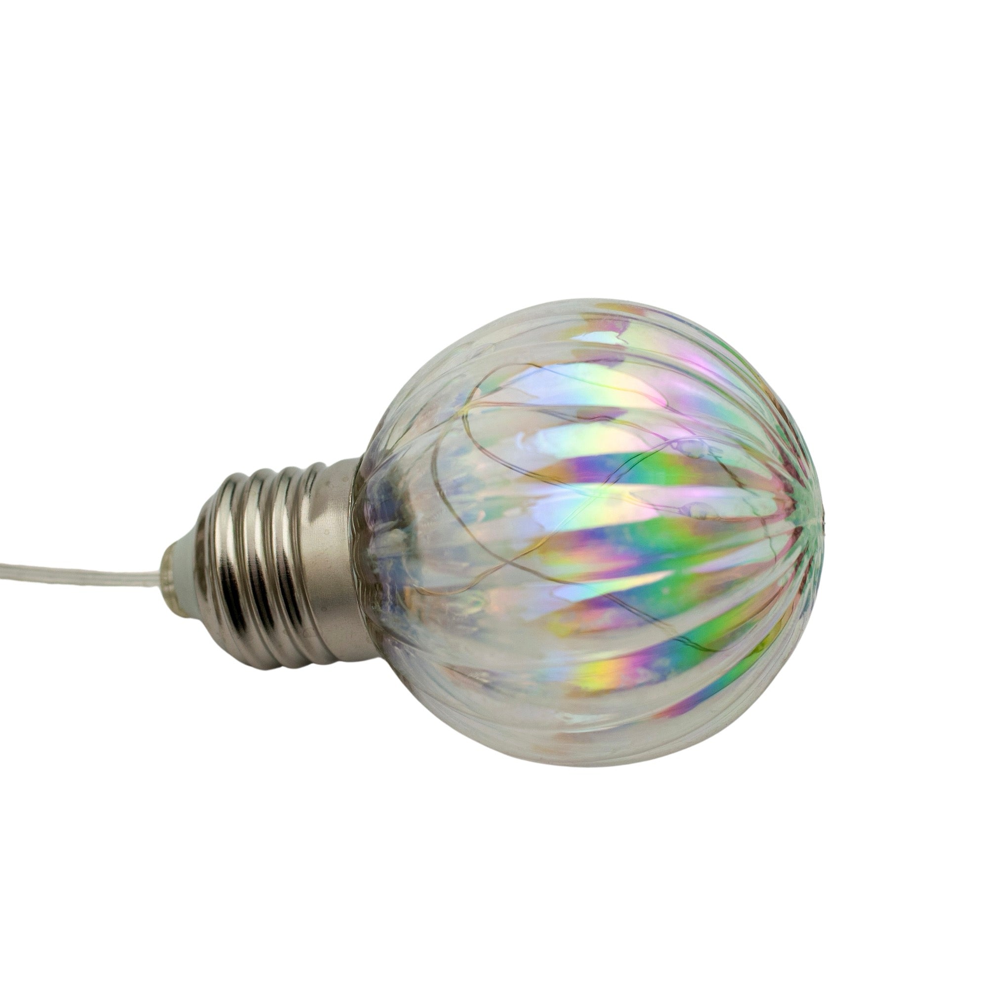 Ghirlanda luminoasa, LED, model Loris, 20 becuri, 580cm, incarcare solara, lumina alb multicolor