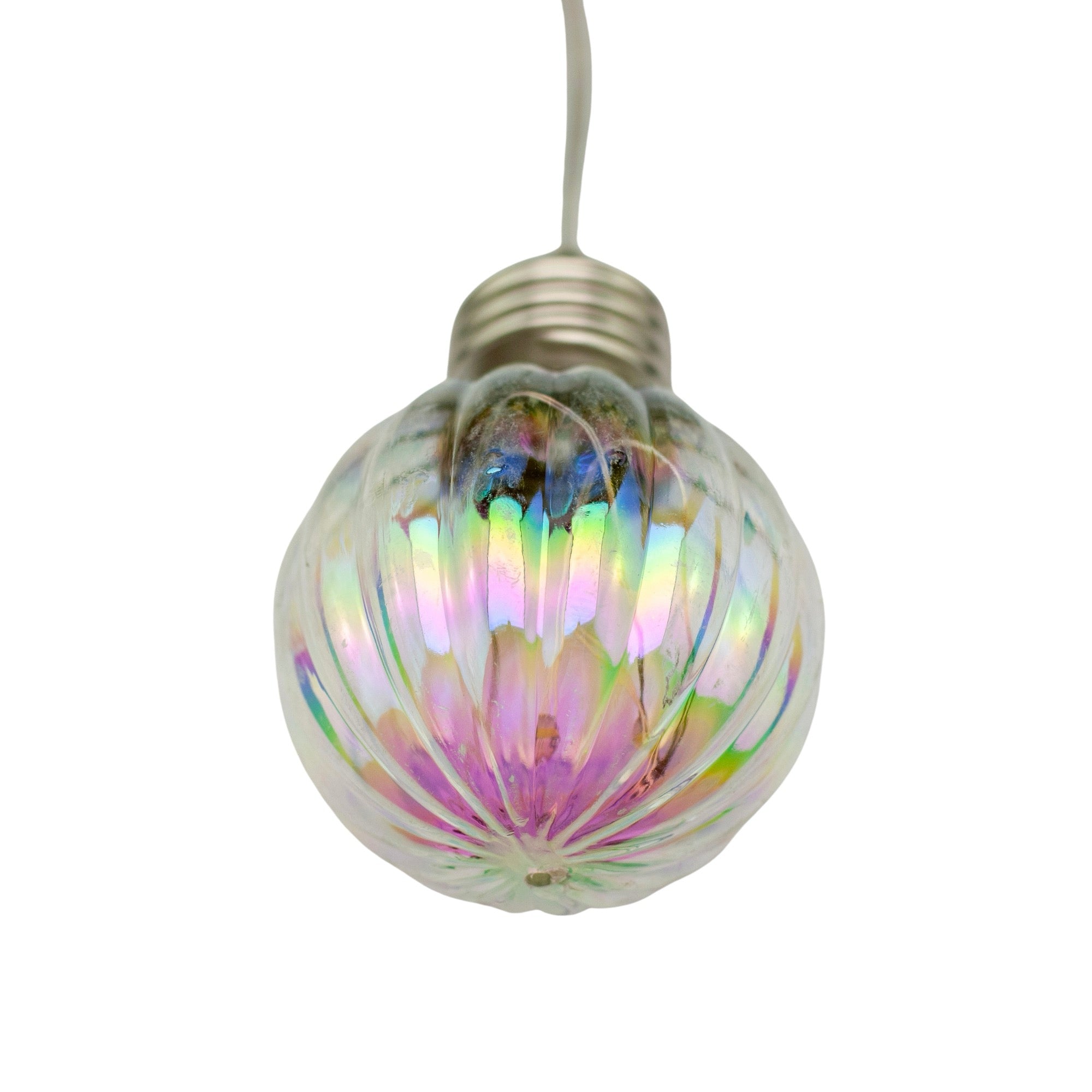 Ghirlanda luminoasa, LED, model Loris, 20 becuri, 580cm, incarcare solara, lumina alb multicolor